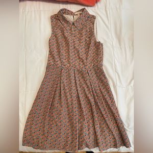 vintage elephant dress with collar